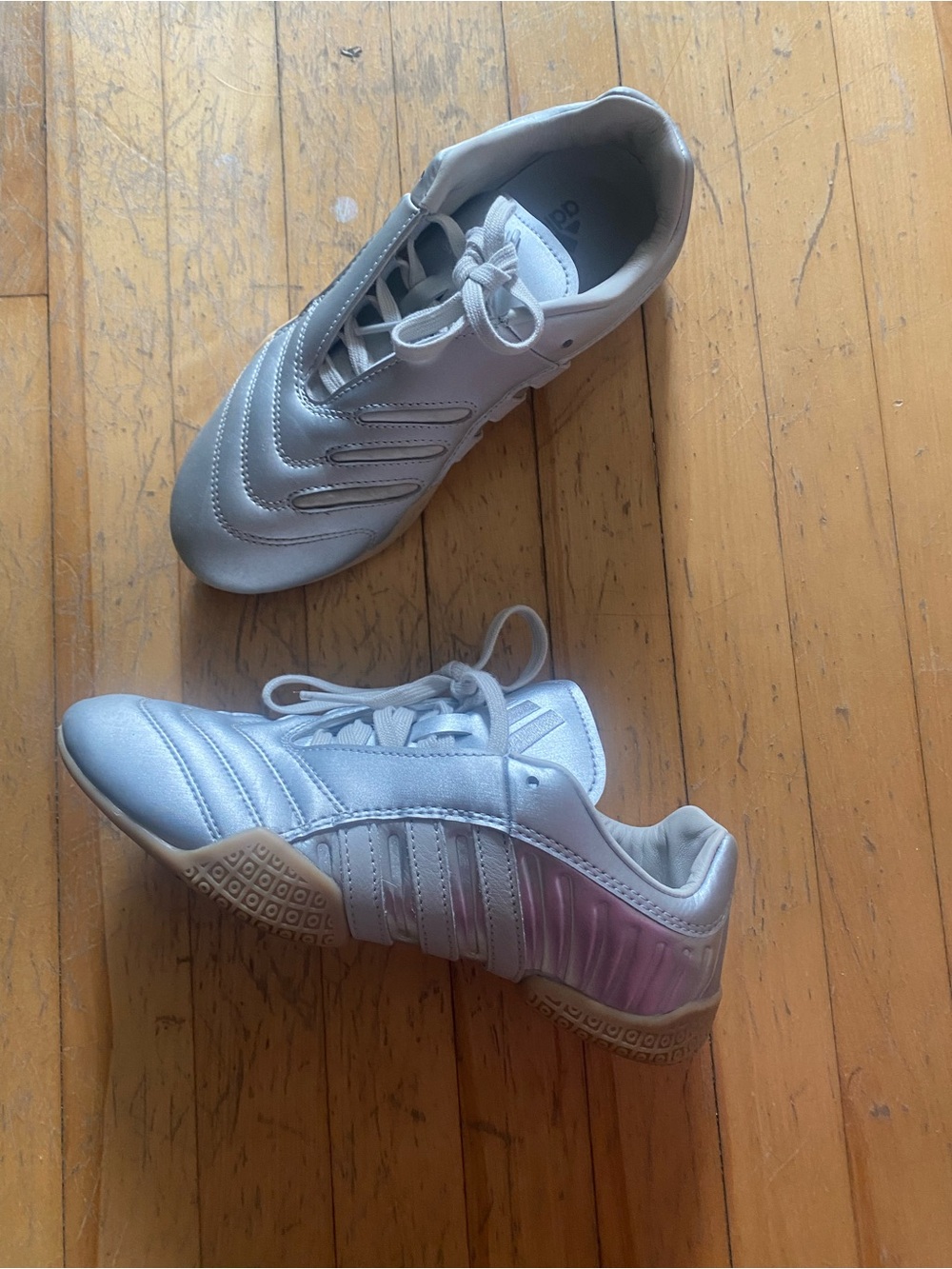 Womens adidas taekwondo trainers Silver Athletic Shoes